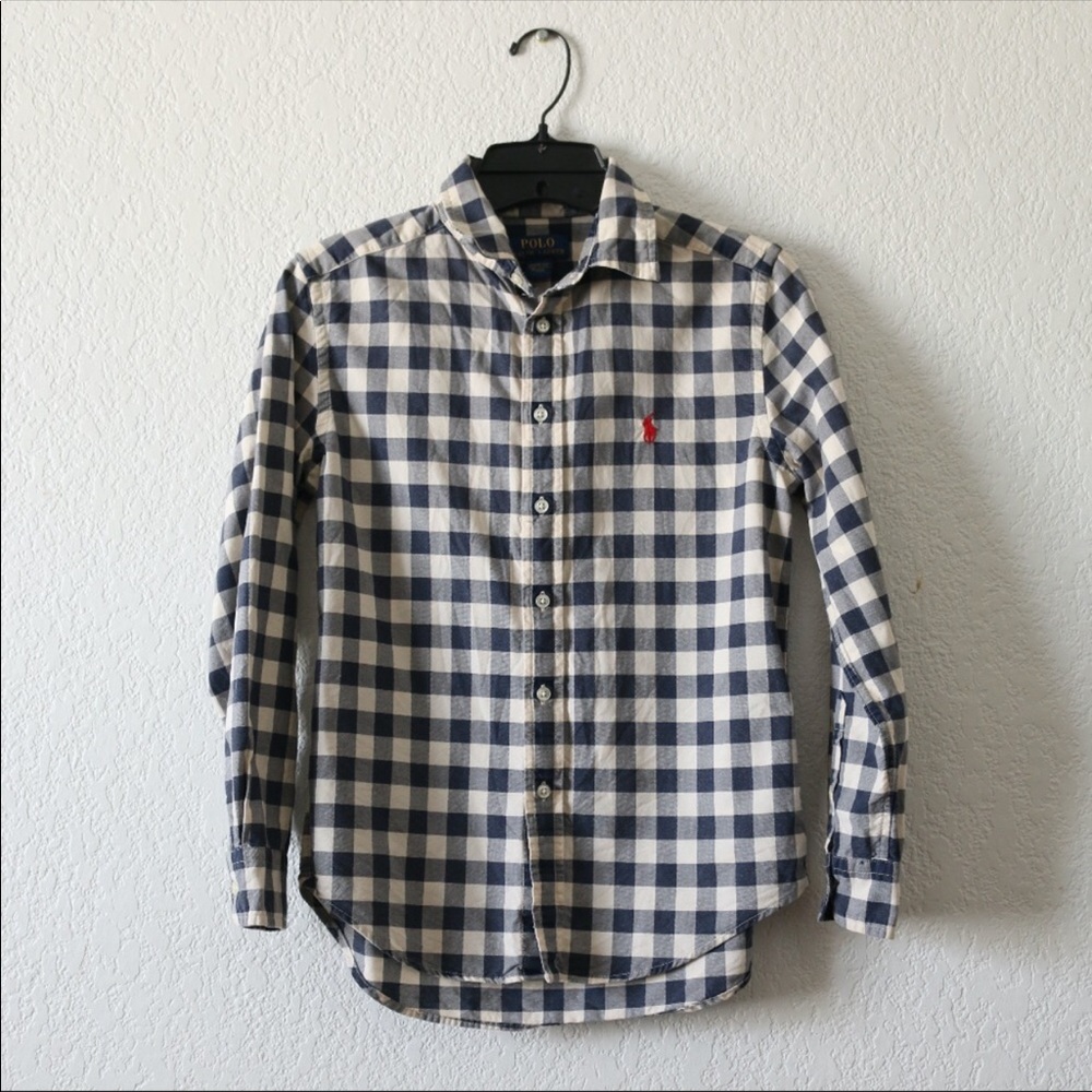 YOUTH Ralph Lauren Polo Boys Button down Sz: 10-12